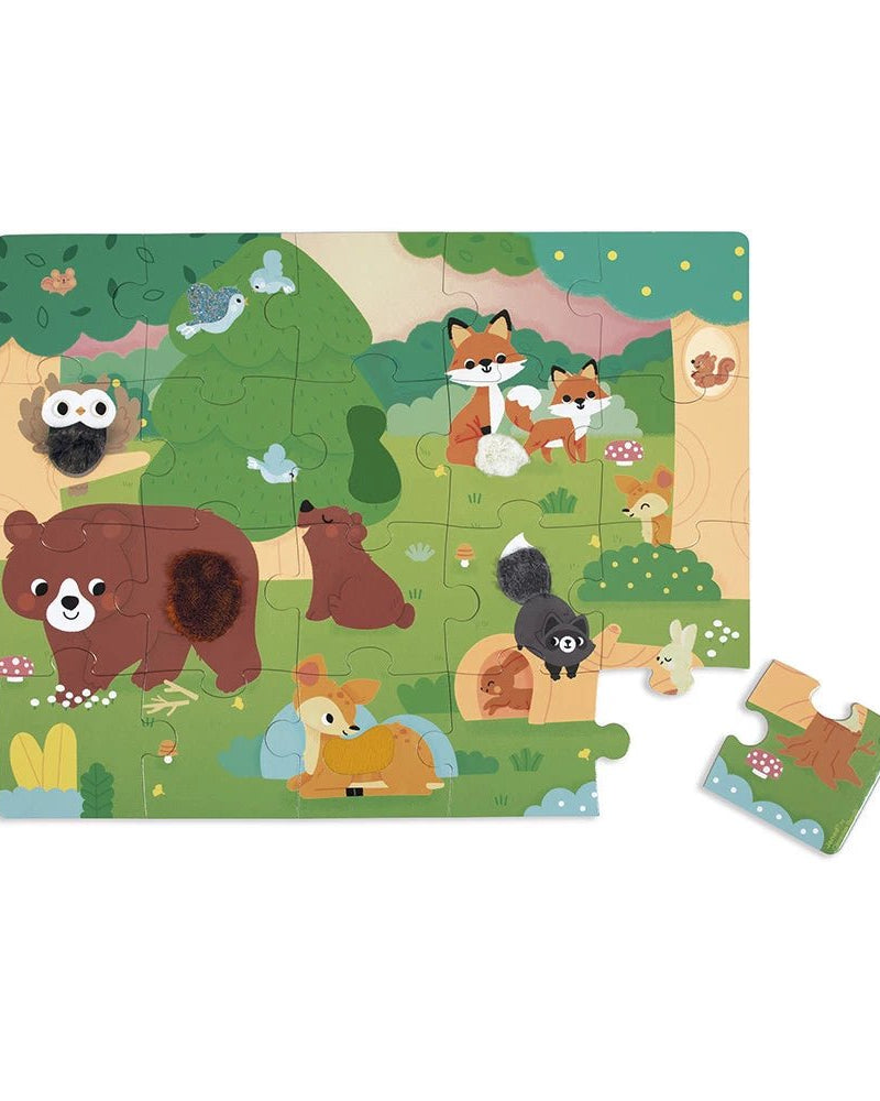 Casse - tête tactile - La Forêt (20 pcs) - Casse - têtes - Boutique LeoLudo - Janod