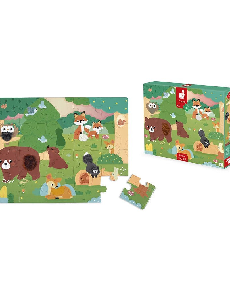 Casse - tête tactile - La Forêt (20 pcs) - Casse - têtes - Boutique LeoLudo - Janod
