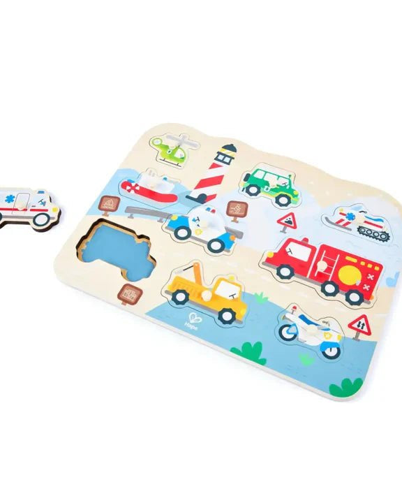 Casse - tête Véhicules d’urgence - Casse - têtes - Boutique LeoLudo - Hape