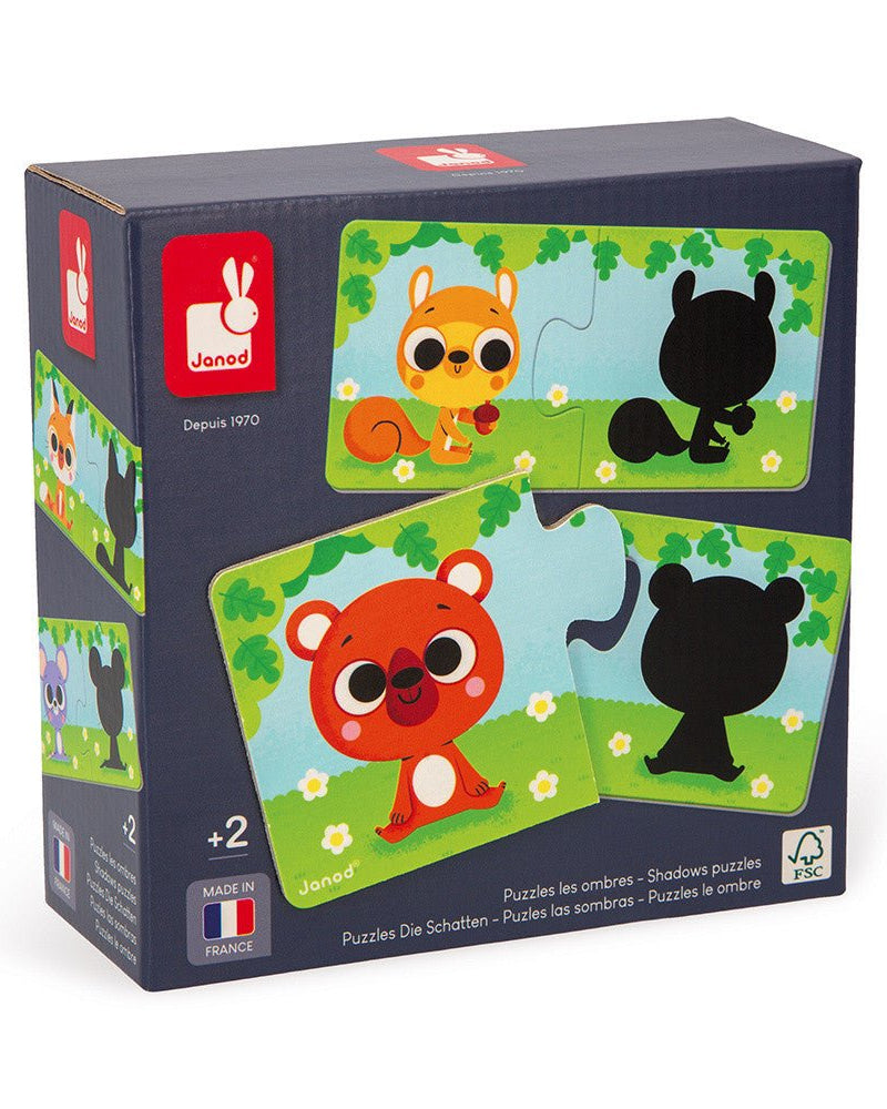 Casse - têtes Les animaux et leur ombre - Casse - têtes - Boutique LeoLudo - Janod
