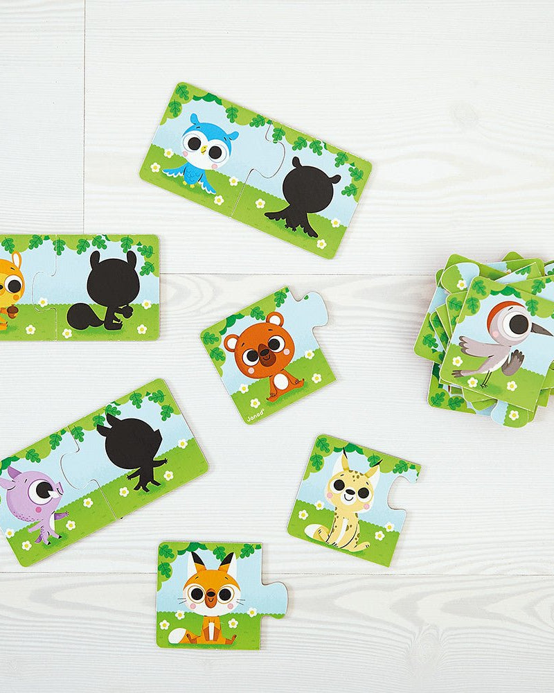 Casse - têtes Les animaux et leur ombre - Casse - têtes - Boutique LeoLudo - Janod