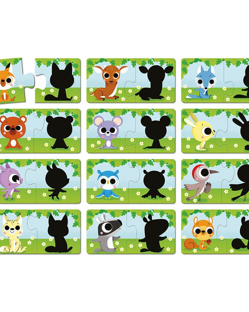Casse - têtes Les animaux et leur ombre - Casse - têtes - Boutique LeoLudo - Janod