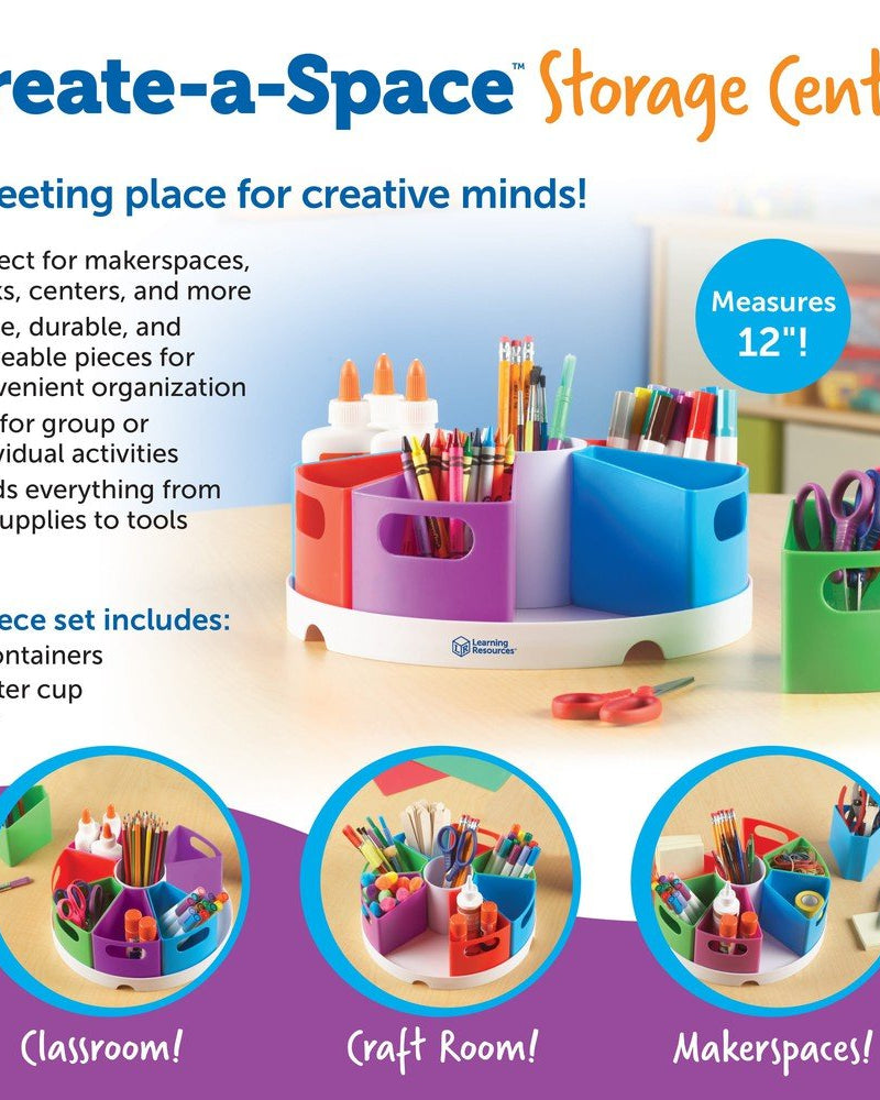 Centre de rangement Create - a - Space - Rangement - Boutique LeoLudo - Learning Resources