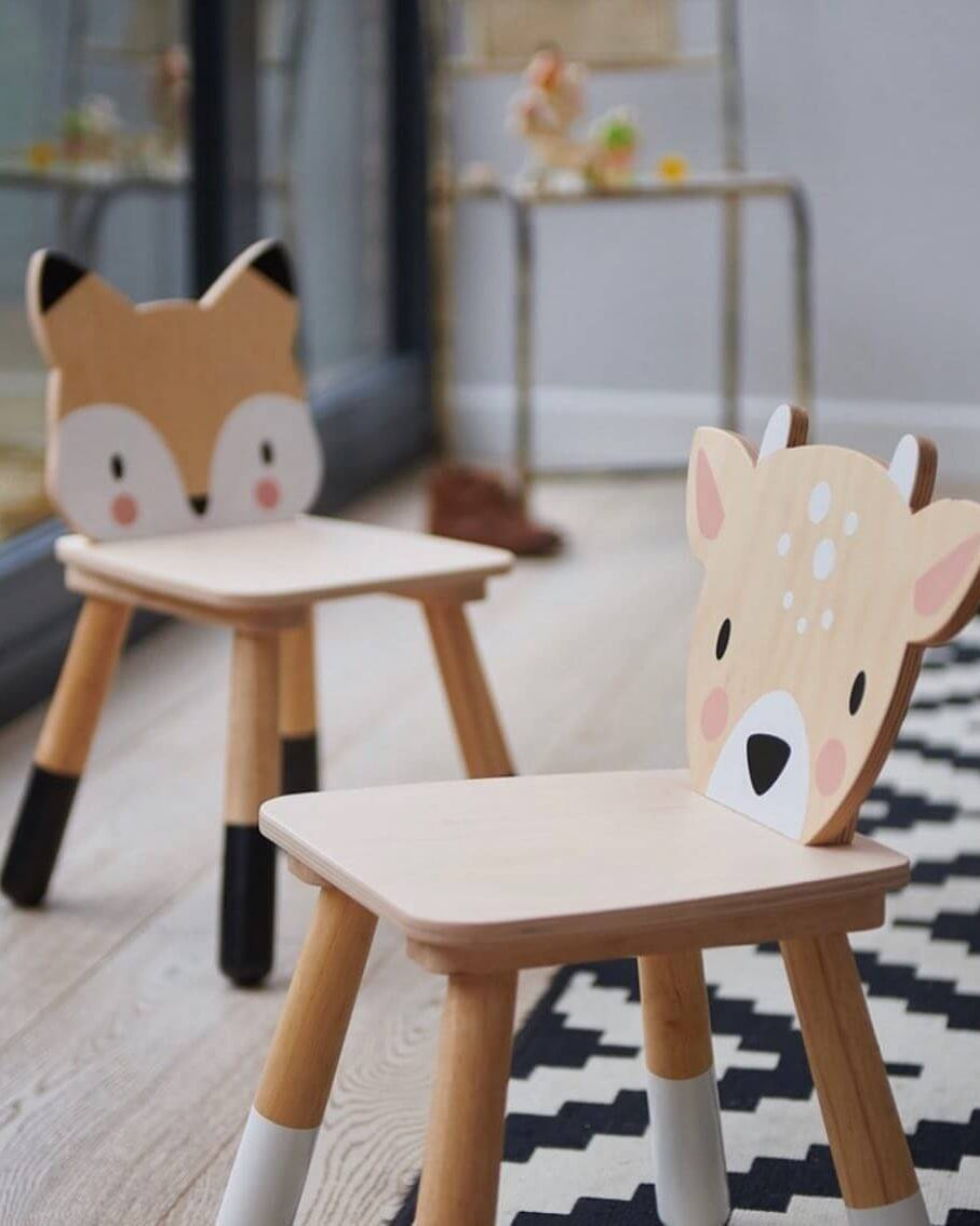 Chaise en bois Cerf de la Forêt - Meubles - Boutique LeoLudo - Tender Leaf Toys