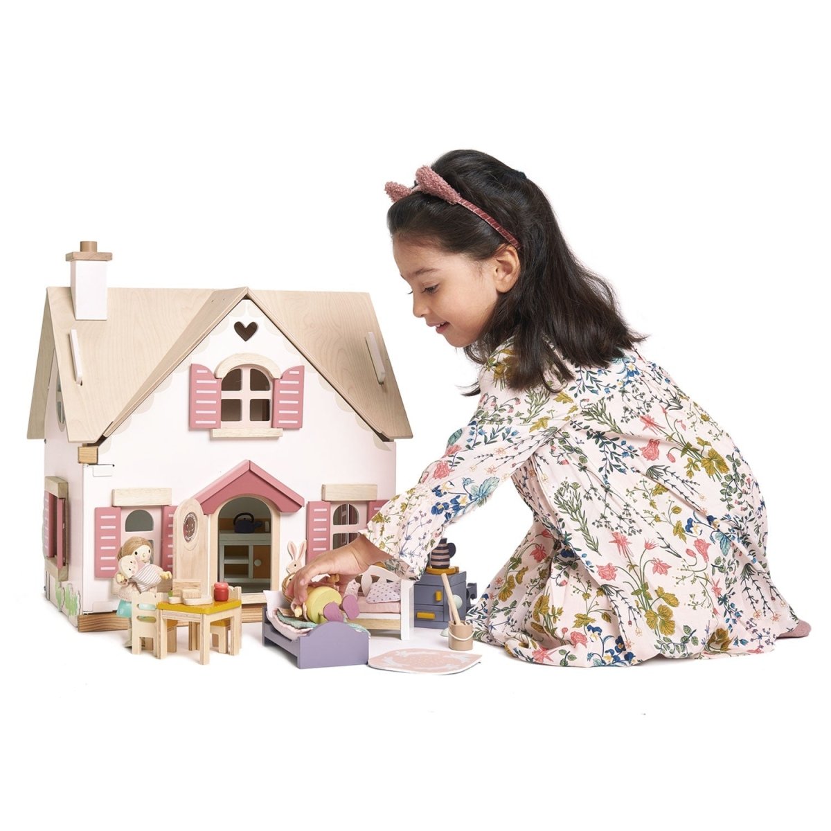 Chalet Cottontail -Maisons de poupée- Boutique LeoLudo-Tender Leaf Toys