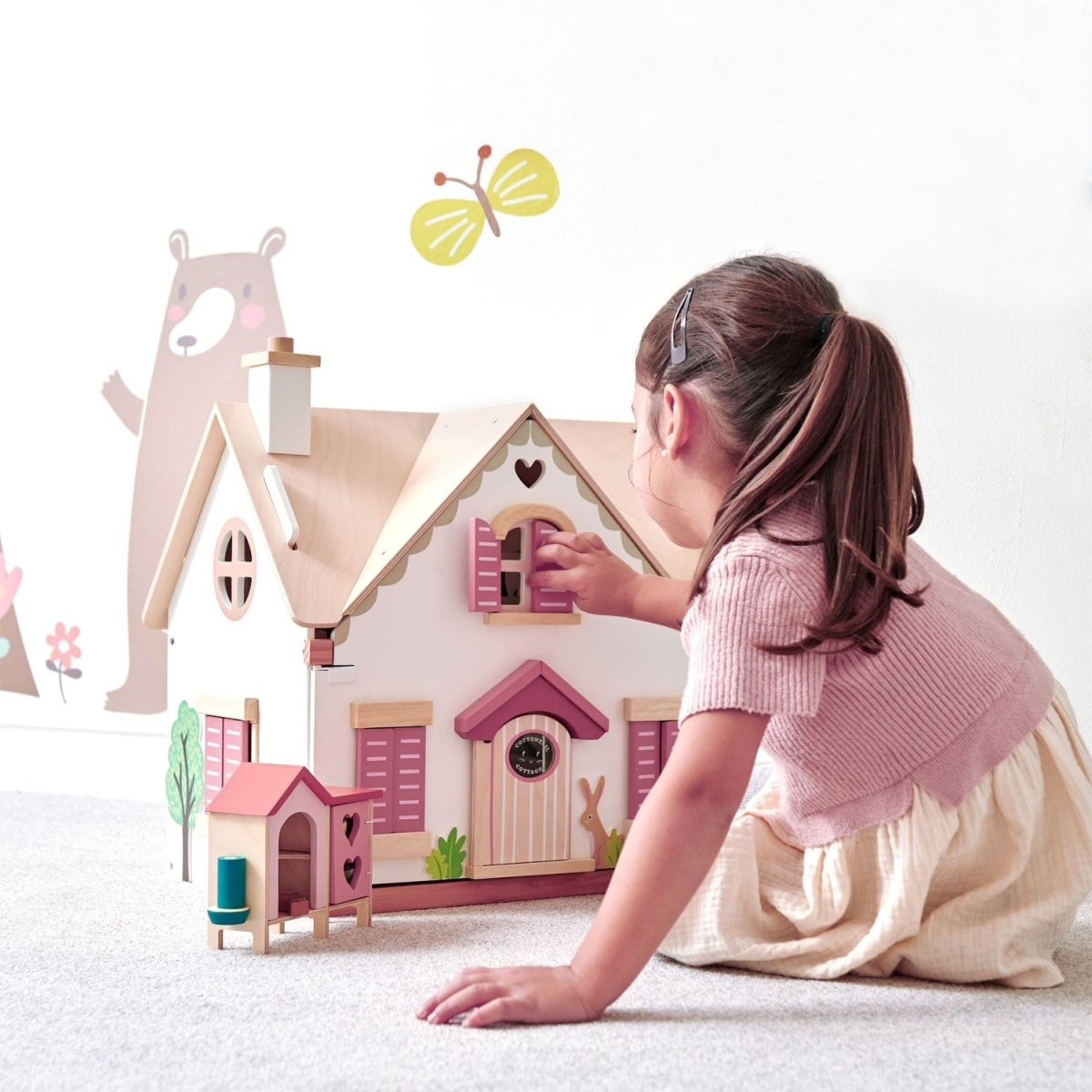 Chalet Cottontail -Maisons de poupée- Boutique LeoLudo-Tender Leaf Toys