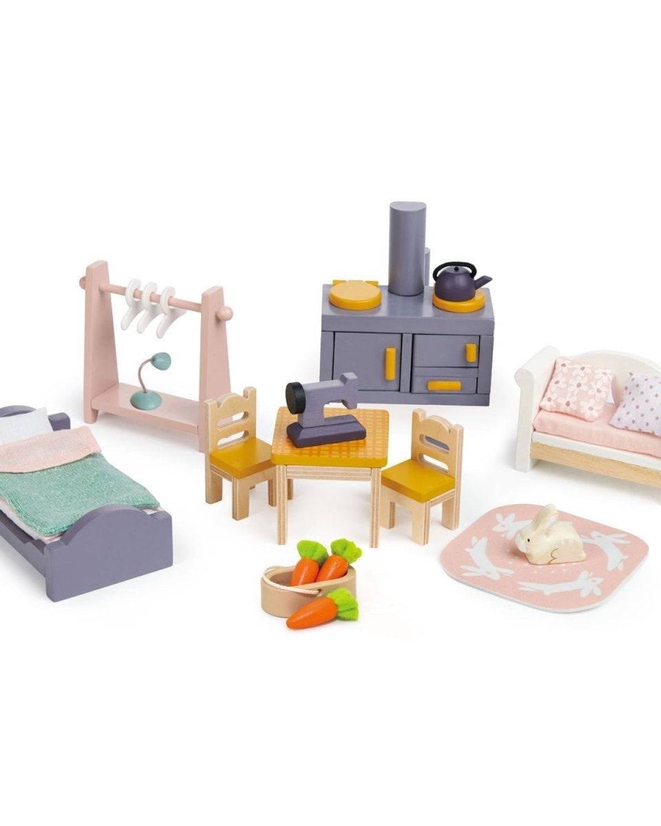 Chalet Cottontail -Maisons de poupée- Boutique LeoLudo-Tender Leaf Toys