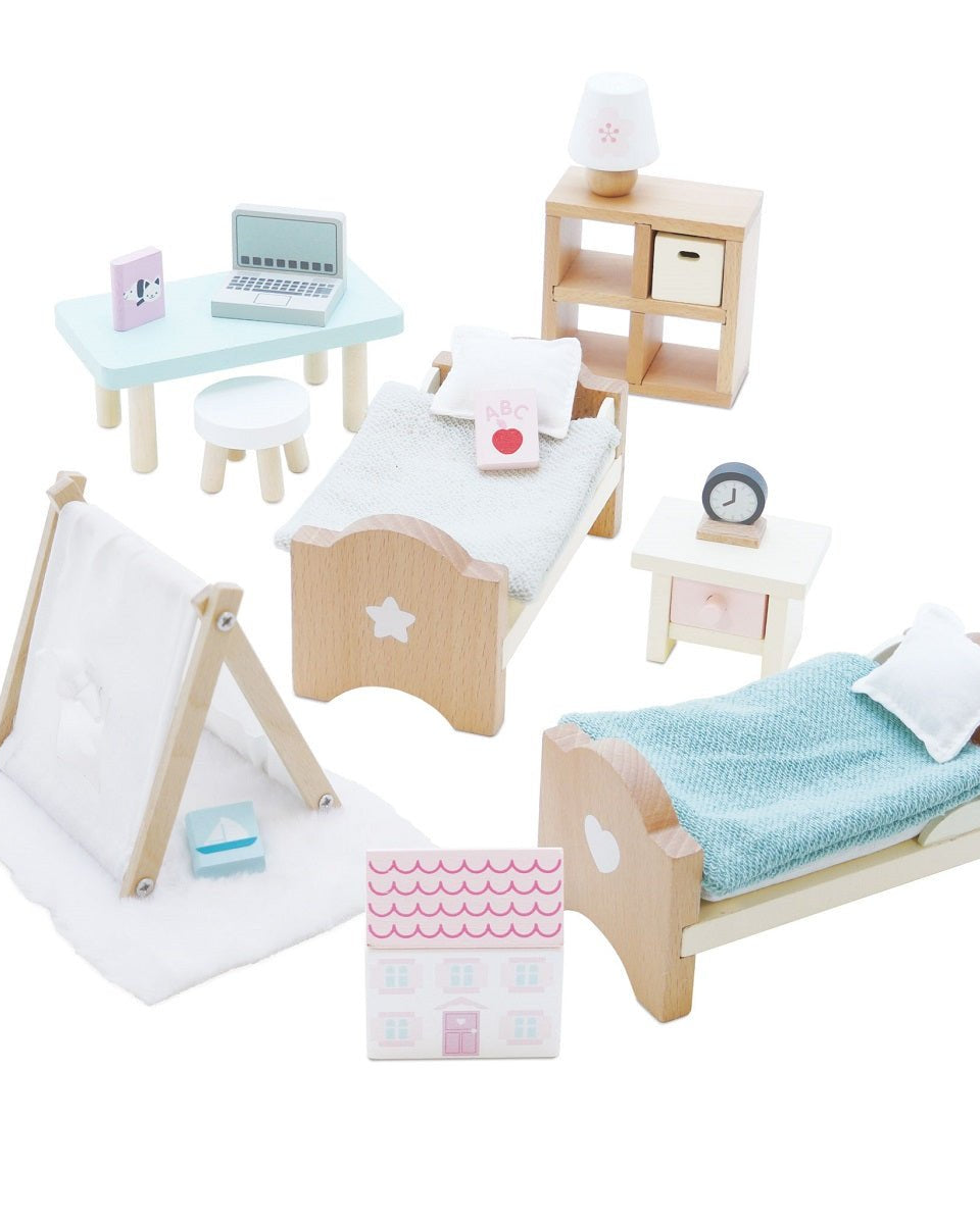 Chambre d'enfant Daisylane pour maison de poupée - Accessoires de maison de poupées - Boutique LeoLudo - Le Toy Van