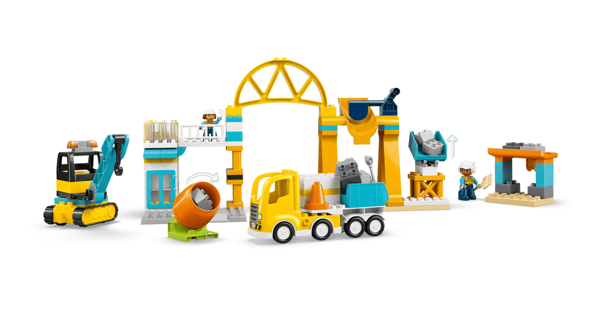 Chantier de construction et véhicules 3 - en - 1 – LEGO DUPLO (84 pcs) - Ensembles de jeu - Boutique LeoLudo - LEGO