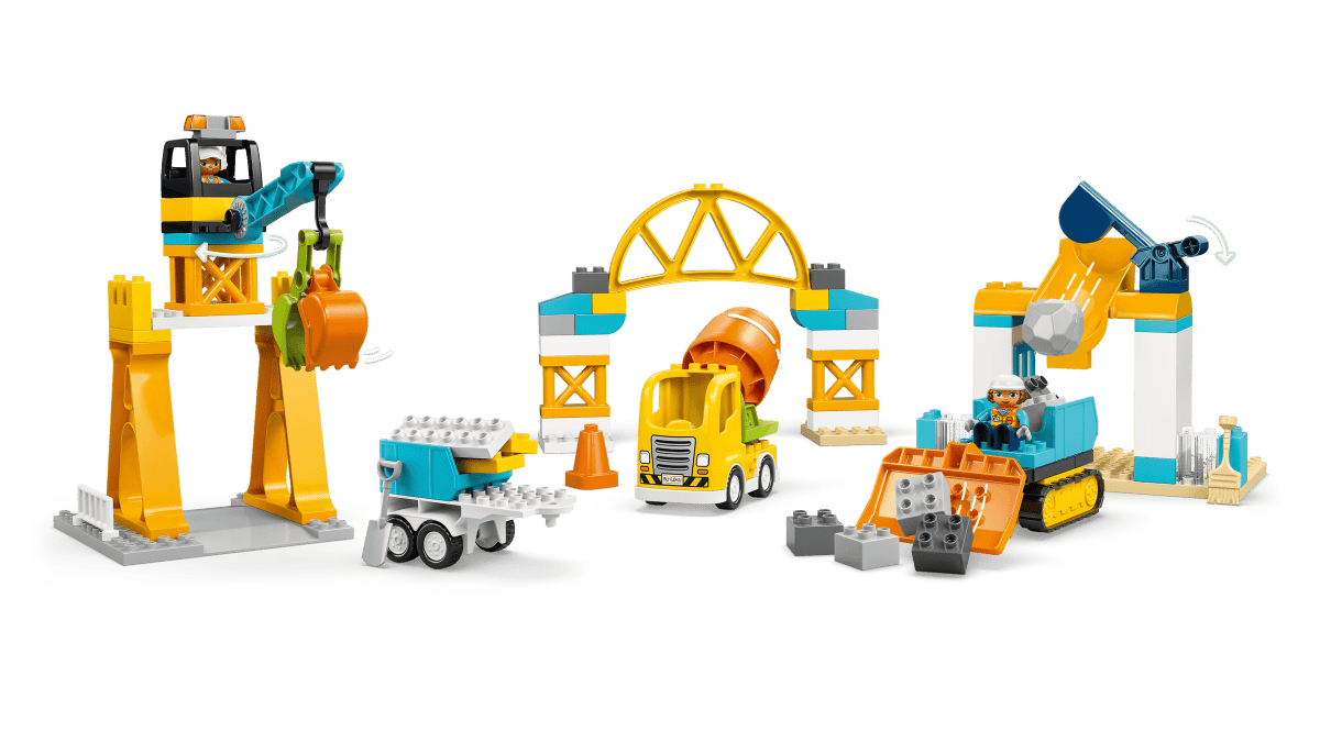 Chantier de construction et véhicules 3 - en - 1 – LEGO DUPLO (84 pcs) - Ensembles de jeu - Boutique LeoLudo - LEGO