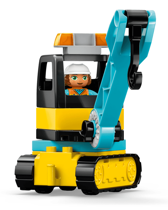Chantier de construction et véhicules 3 - en - 1 – LEGO DUPLO (84 pcs) - Ensembles de jeu - Boutique LeoLudo - LEGO