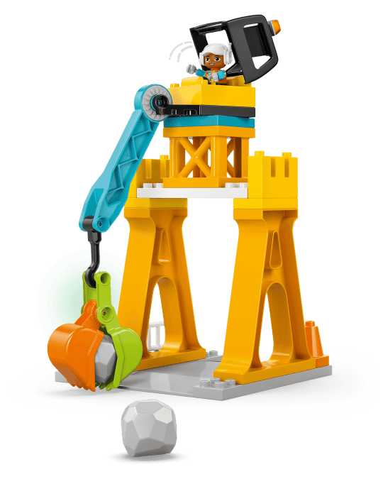 Chantier de construction et véhicules 3 - en - 1 – LEGO DUPLO (84 pcs) - Ensembles de jeu - Boutique LeoLudo - LEGO