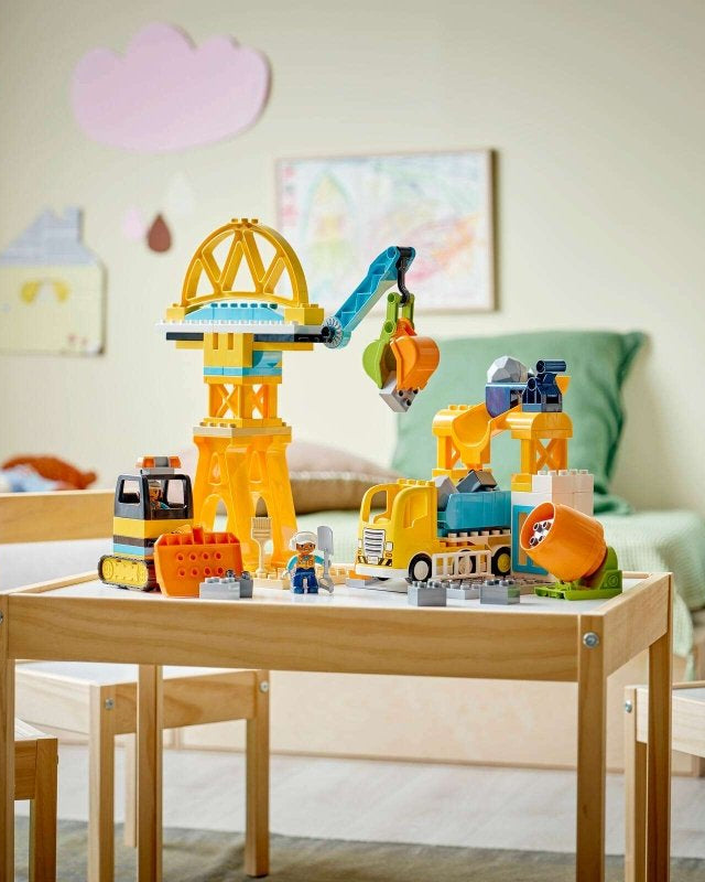 Chantier de construction et véhicules 3 - en - 1 – LEGO DUPLO (84 pcs) - Ensembles de jeu - Boutique LeoLudo - LEGO