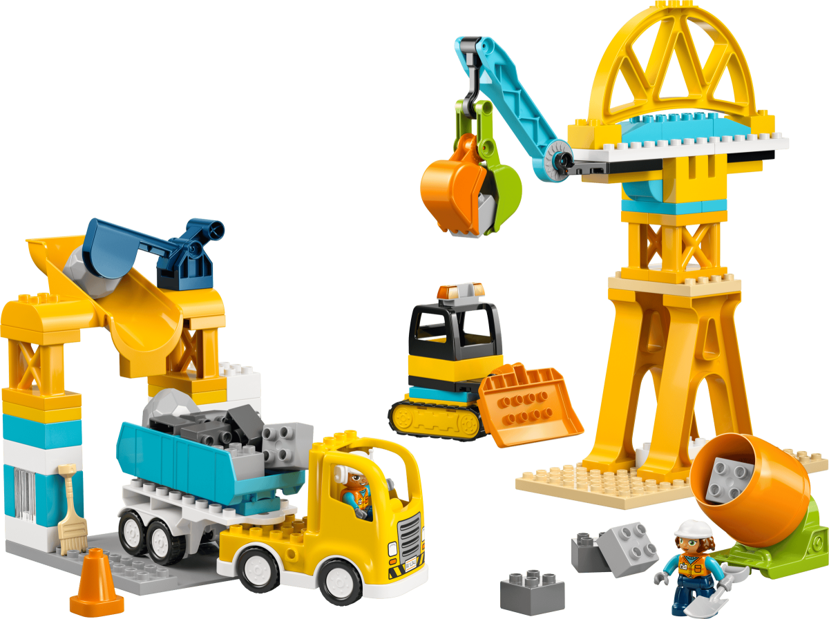 Chantier de construction et véhicules 3 - en - 1 – LEGO DUPLO (84 pcs) - Ensembles de jeu - Boutique LeoLudo - LEGO