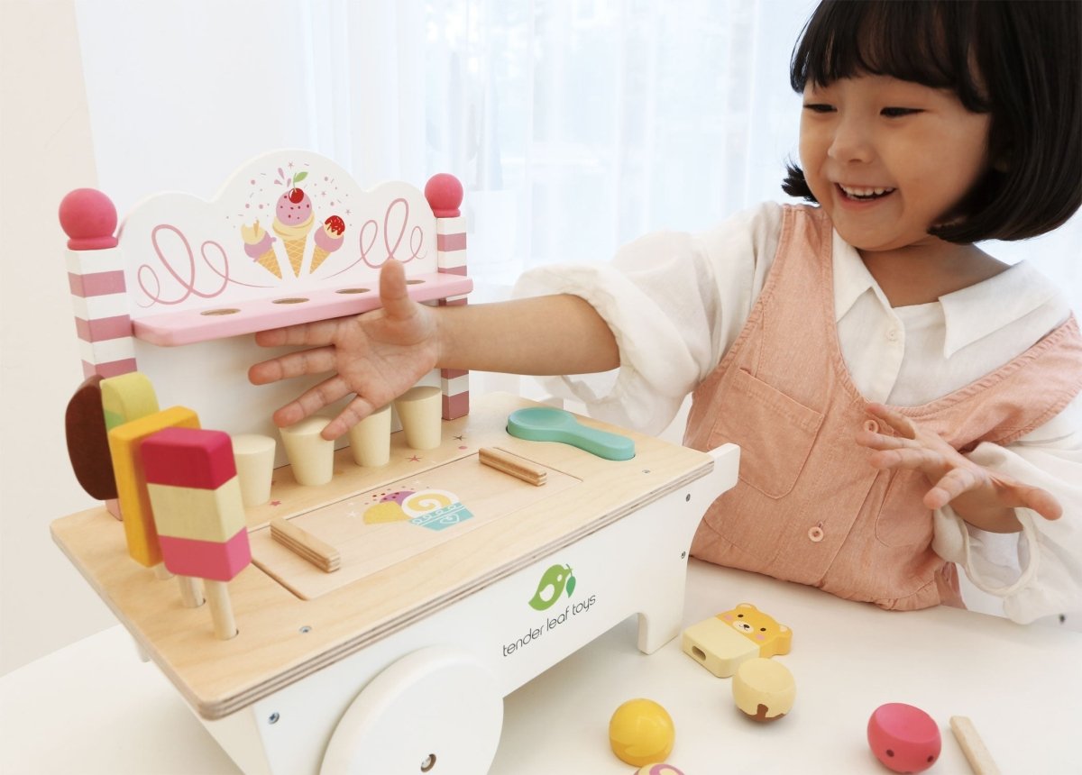 Chariot de crème glacée -Jouets d'imitation- Boutique LeoLudo-Tender Leaf Toys