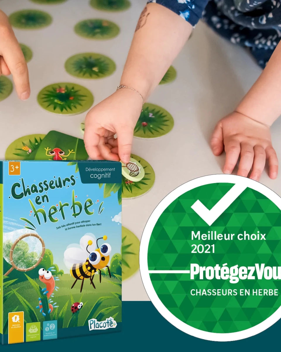 Chasseurs en herbe - Jeux de société - Boutique LeoLudo - Placote