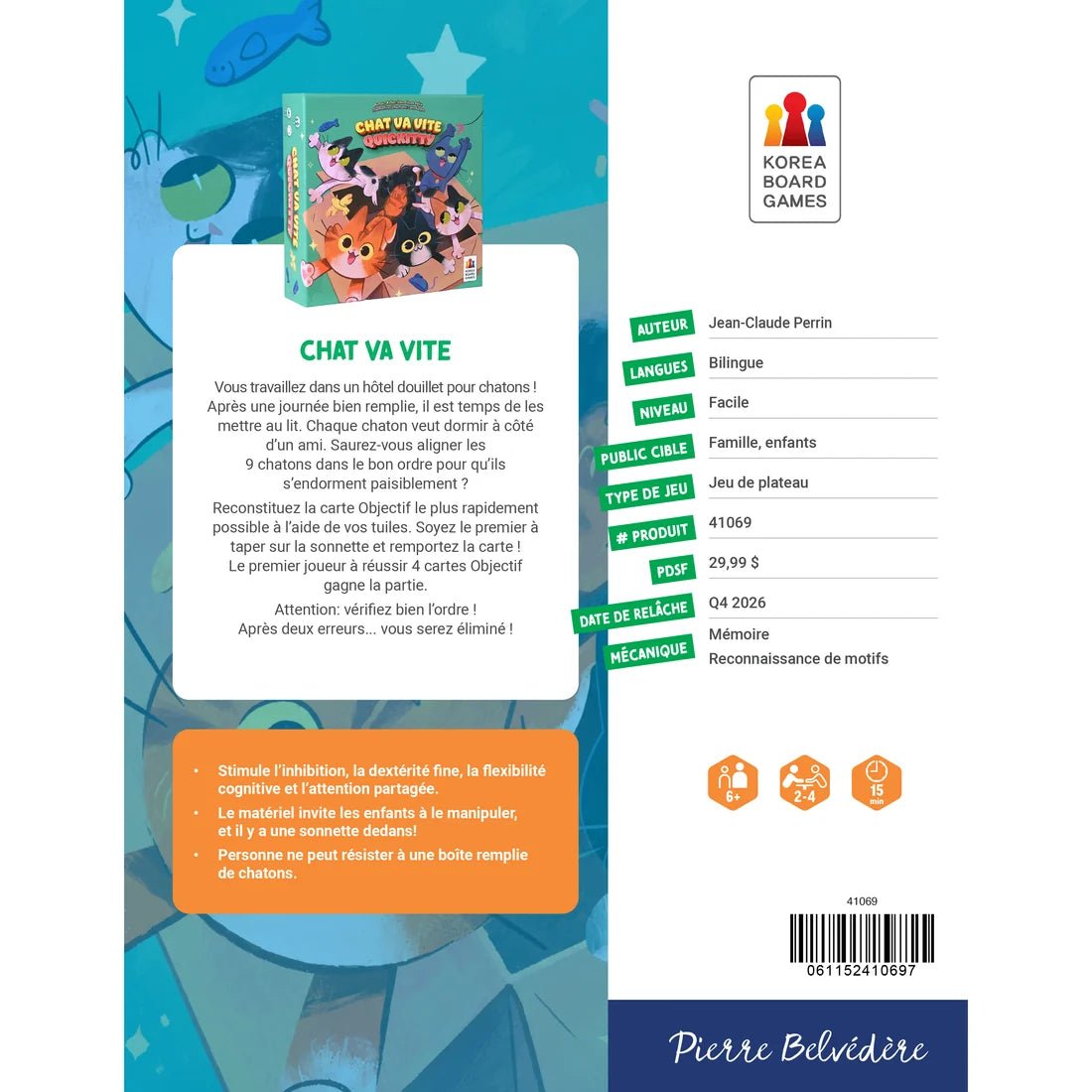 Chat Va Vite! -Jeux de société- Boutique LeoLudo-Korea Board Games