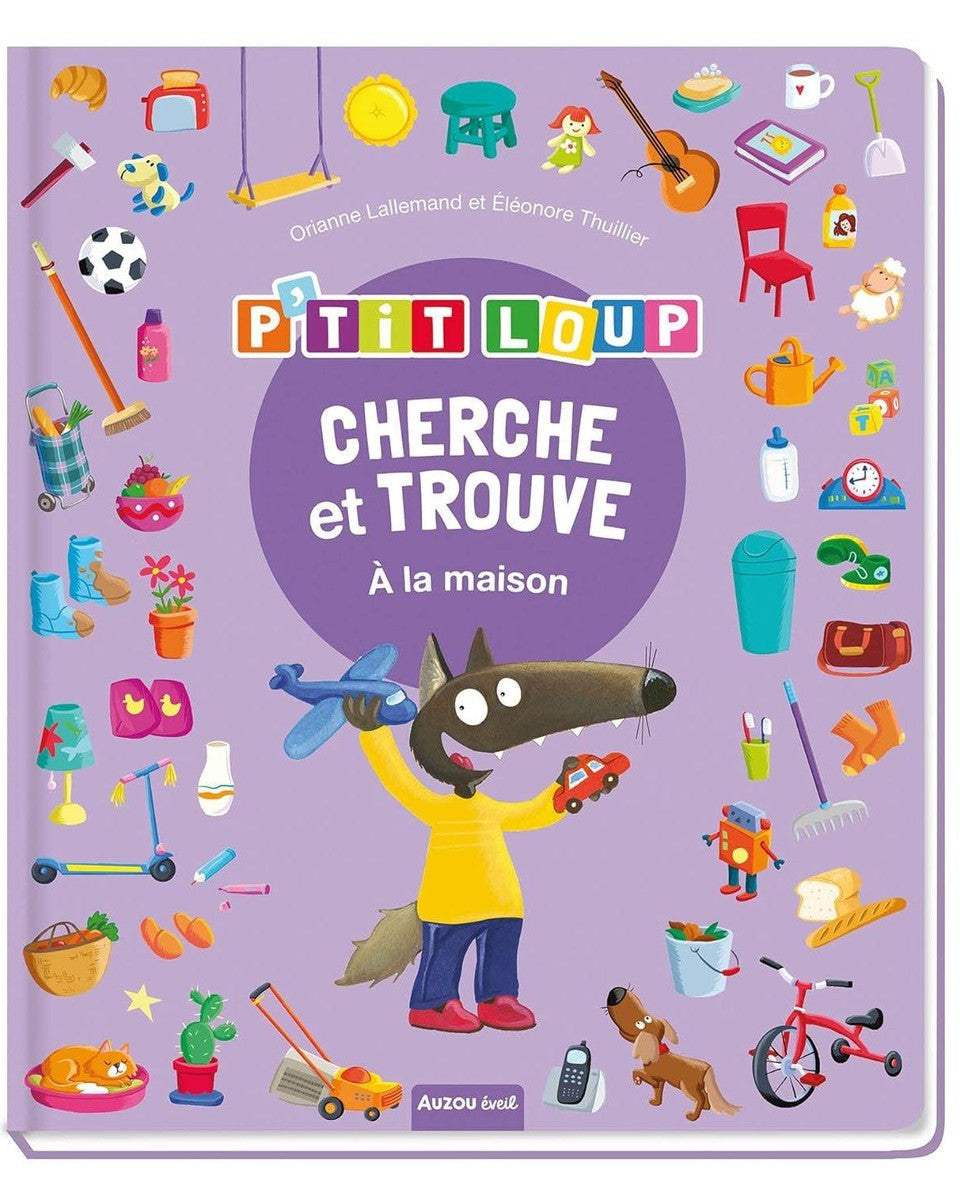 Cherche et trouve: à la maison avec P'tit Loup - Livres - Boutique LeoLudo - Auzou