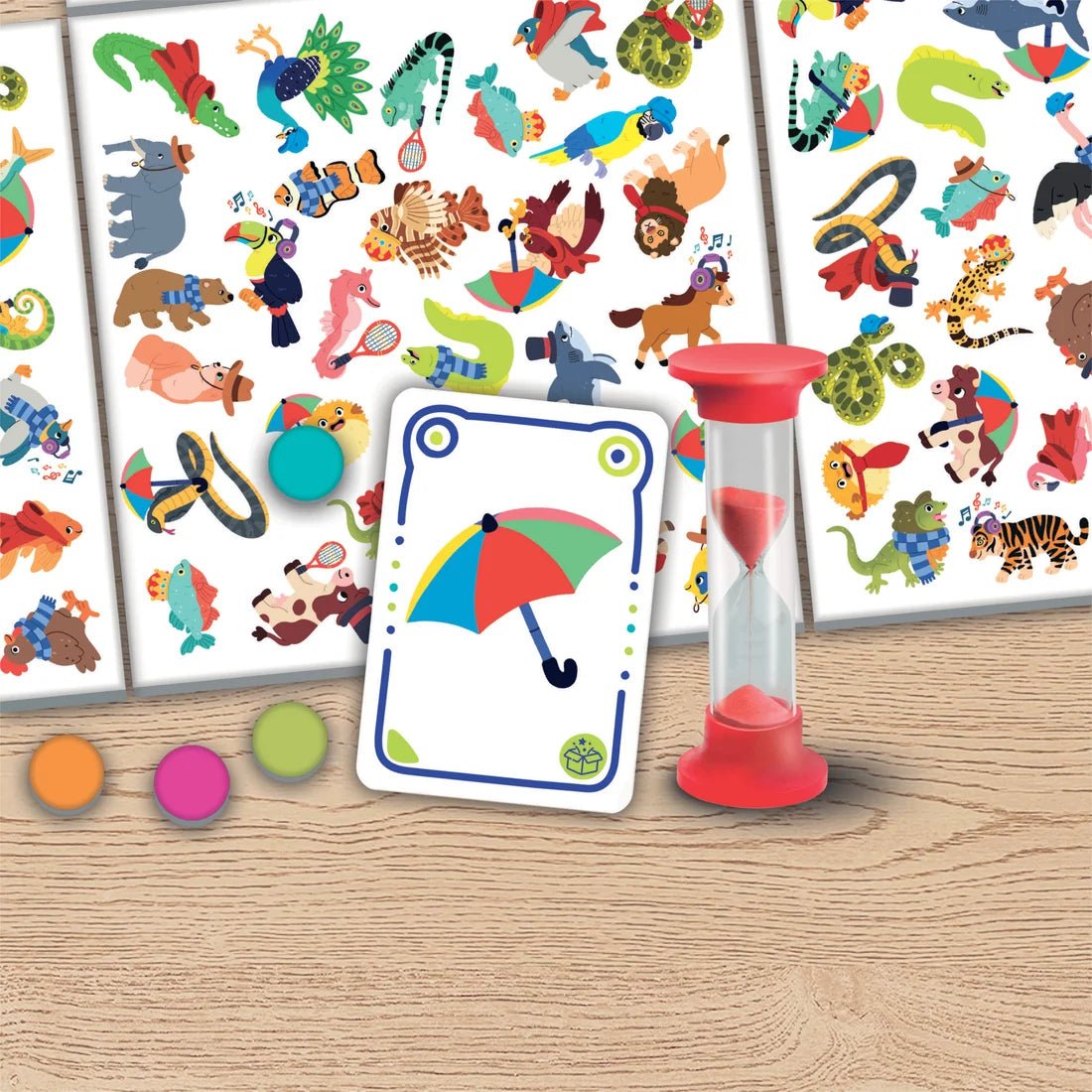 Cherche et trouve - Animaux -Jeux de société- Boutique LeoLudo-Clementoni