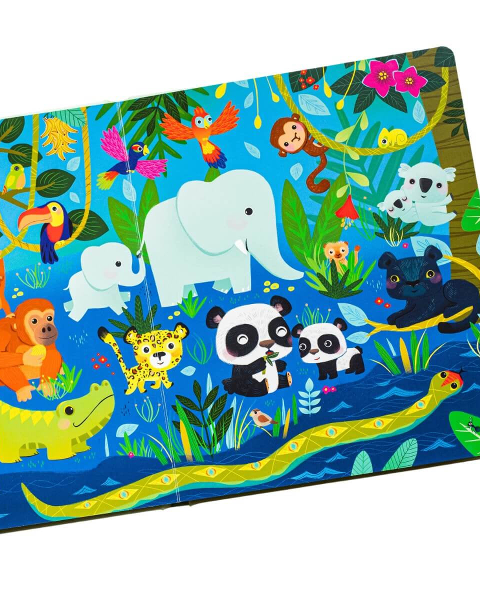 Cherche et trouve des tout - petits - Chez les animaux - Livres - Boutique LeoLudo - Auzou