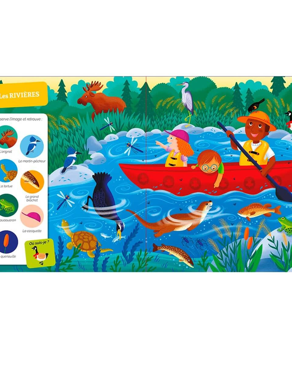 Cherche et trouve des tout - petits: la nature au Canada - Livres - Boutique LeoLudo - Auzou