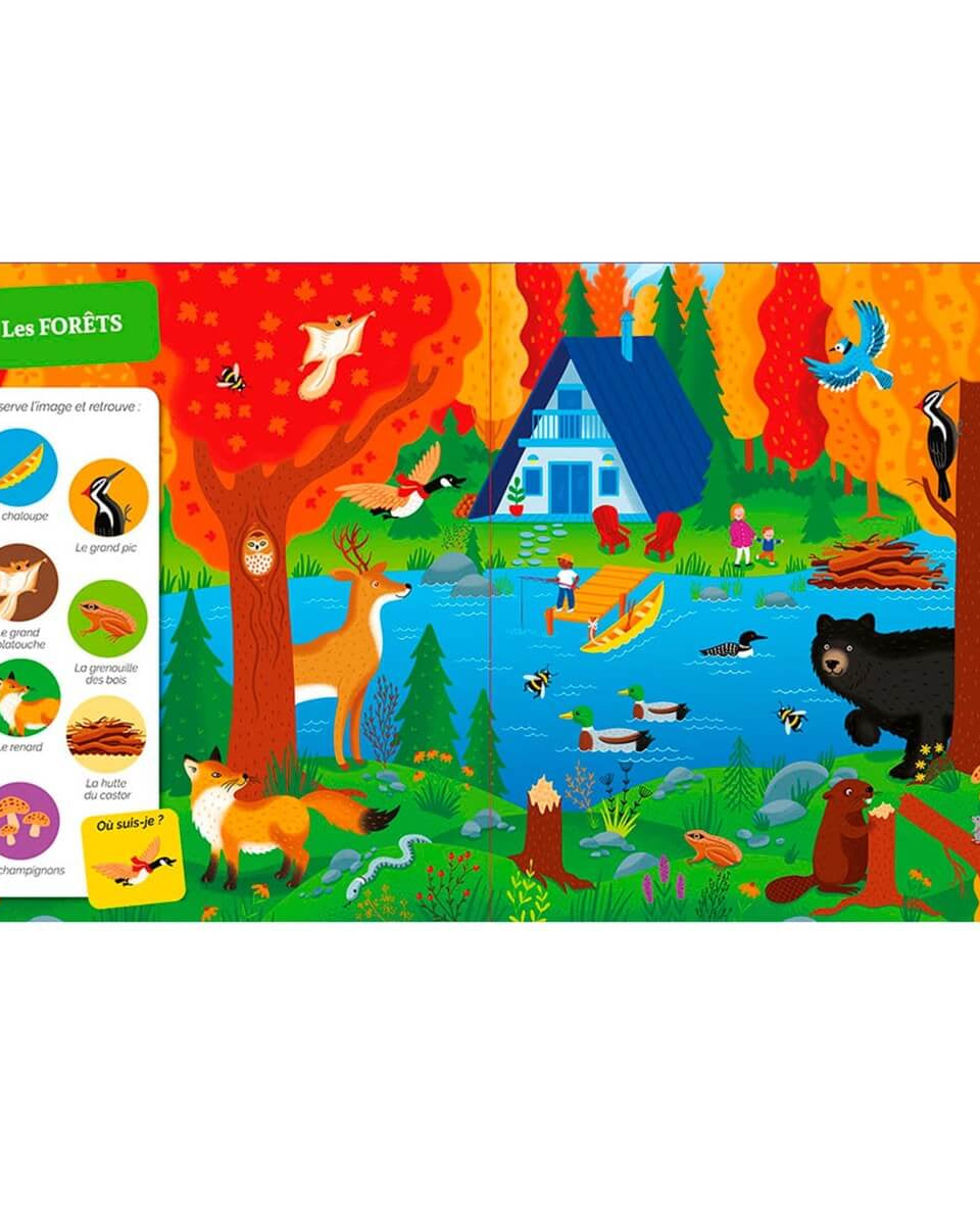 Cherche et trouve des tout - petits: la nature au Canada - Livres - Boutique LeoLudo - Auzou