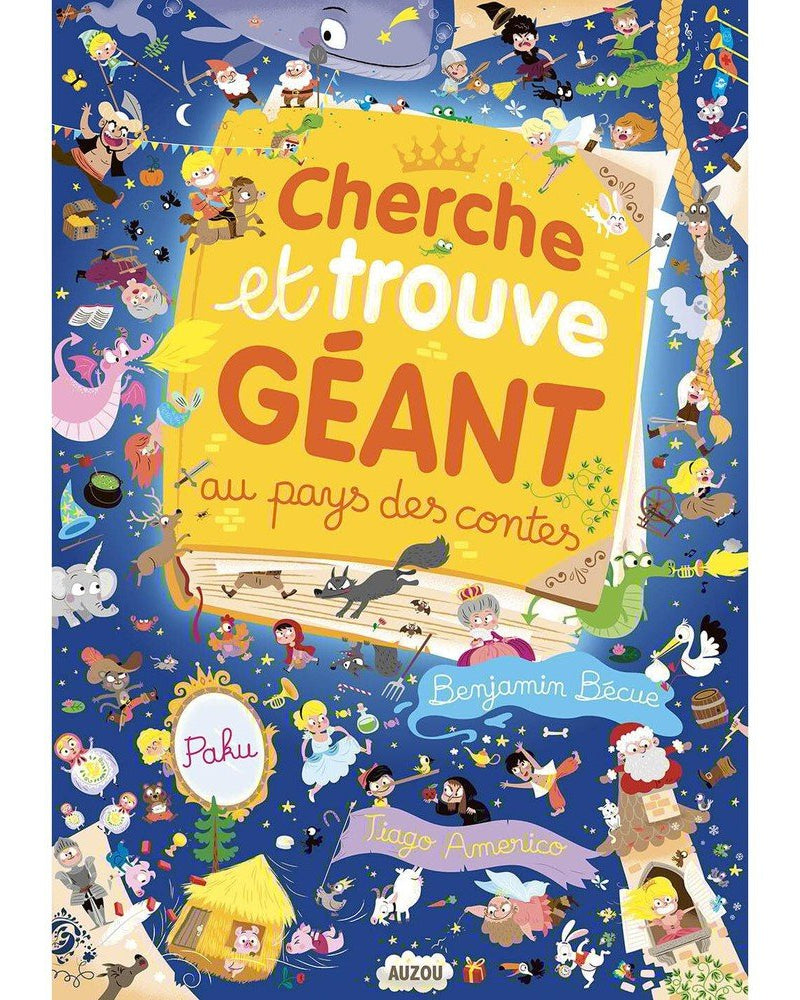 Cherche et trouve géant - Au pays des contes - Livres - Boutique LeoLudo - Auzou