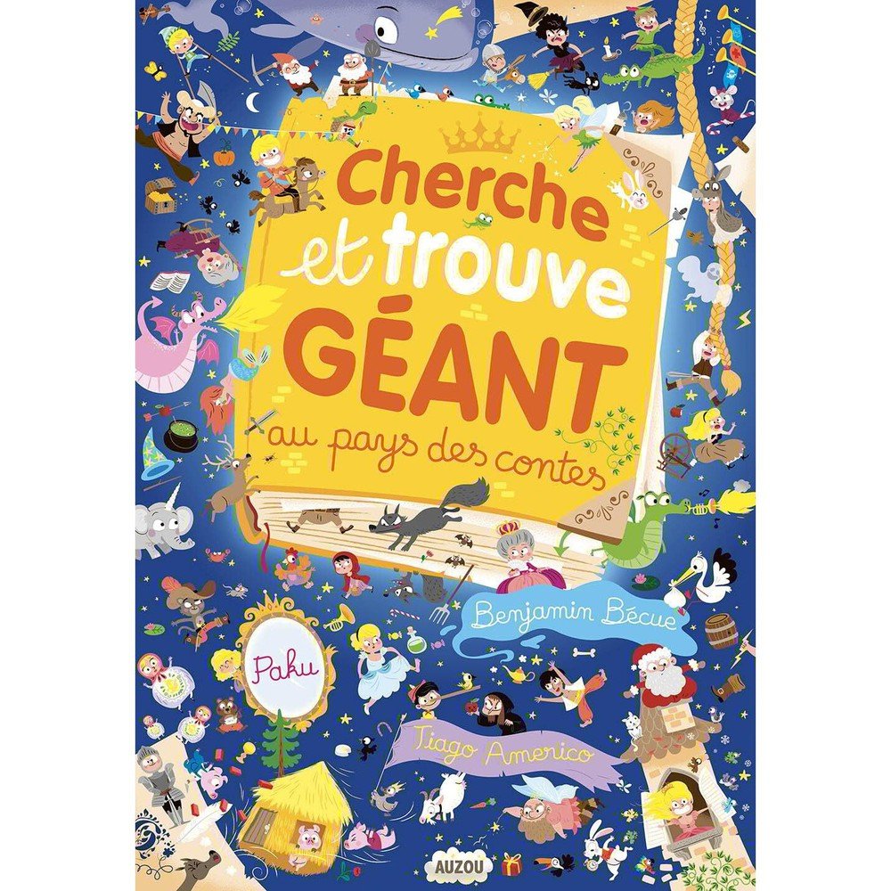 Cherche et trouve géant - Au pays des contes - Livres - Boutique LeoLudo - Auzou