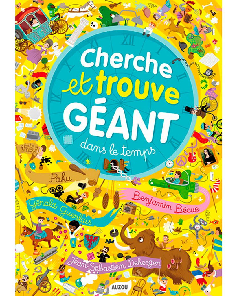 Cherche et trouve géant - Dans le temps - Livres - Boutique LeoLudo - Auzou