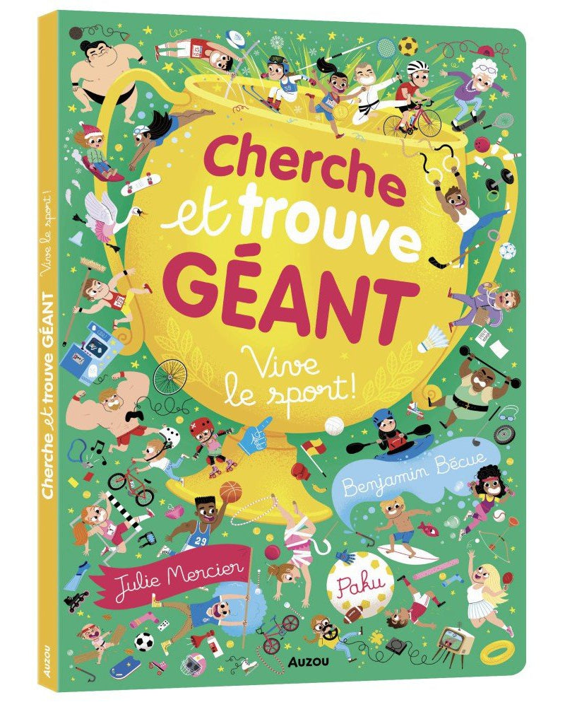 Cherche et trouve géant - Vive le sport! - Livres - Boutique LeoLudo - Auzou