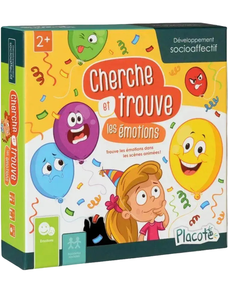 Cherche et trouve les émotions - Jeux de société - Boutique LeoLudo - Placote