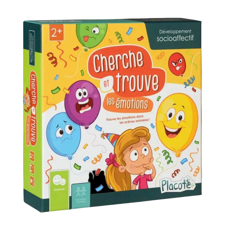 Cherche et trouve les émotions - Jeux de société - Boutique LeoLudo - Placote