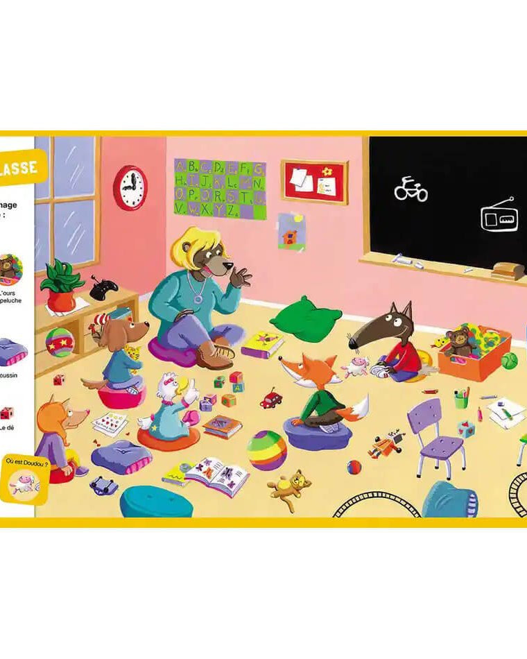 Cherche et trouve P'tit Loup - Vive l'école! - Livres - Boutique LeoLudo - Auzou