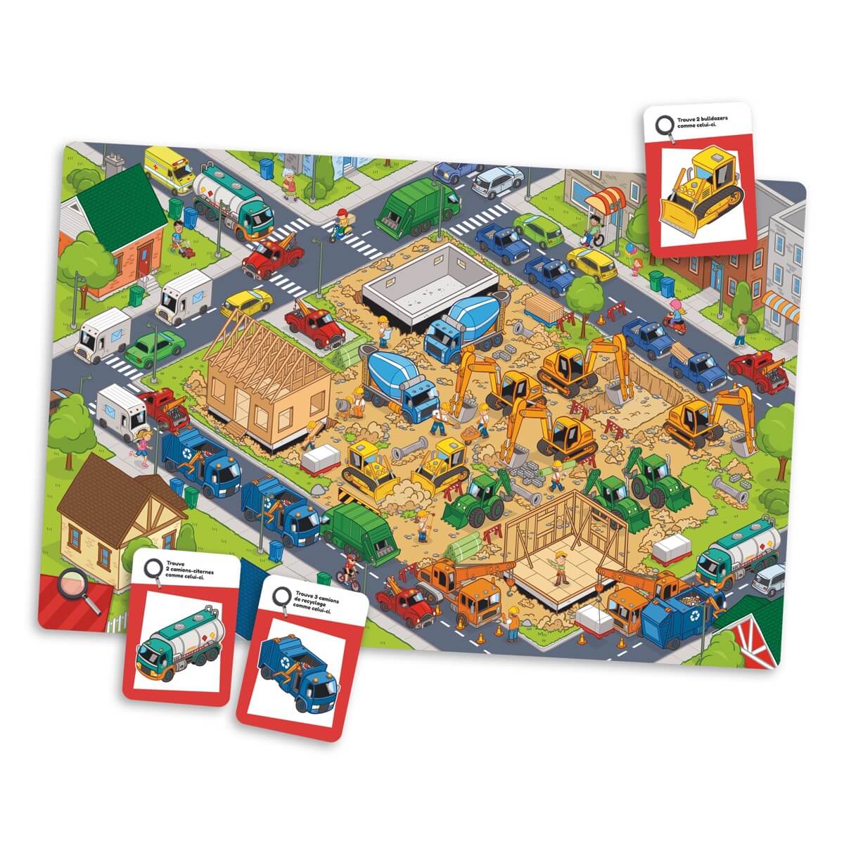 Cherche, trouve et découvre : les camions - Jeux de société - Boutique LeoLudo - Placote