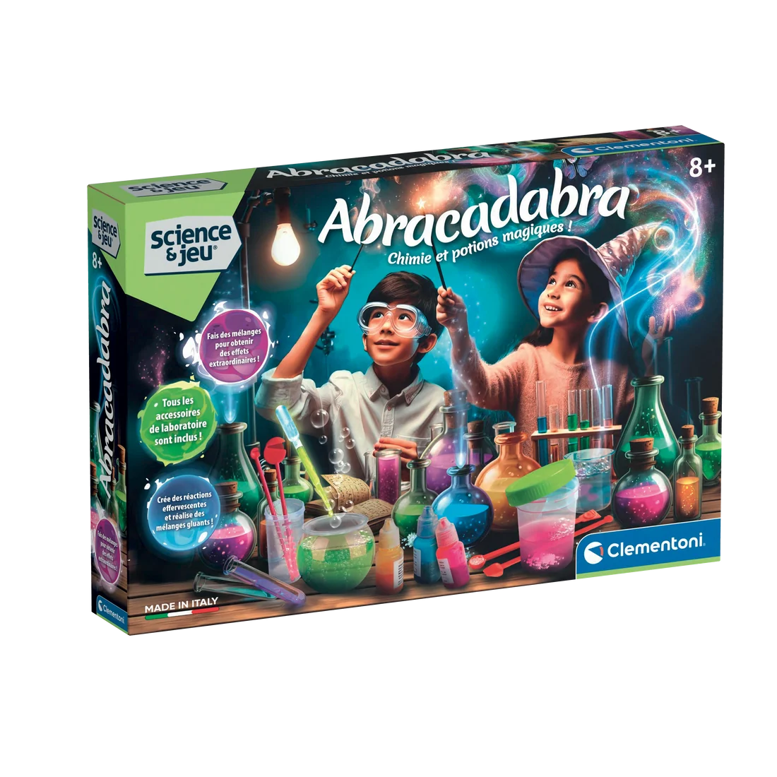 Chimie et potions magiques -Jeux scientifiques- Boutique LeoLudo-Clementoni
