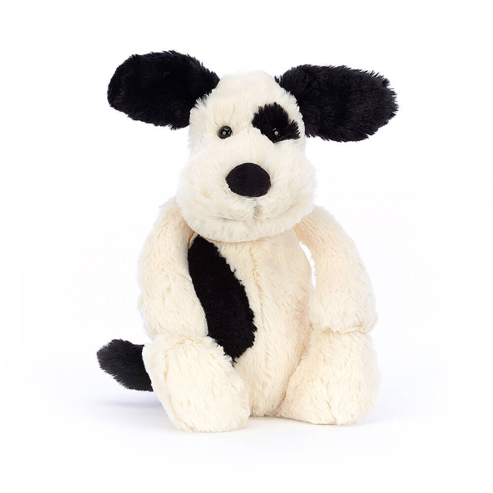 Chiot noir et crème Bashful (12") - Peluches - Boutique LeoLudo - Jellycat
