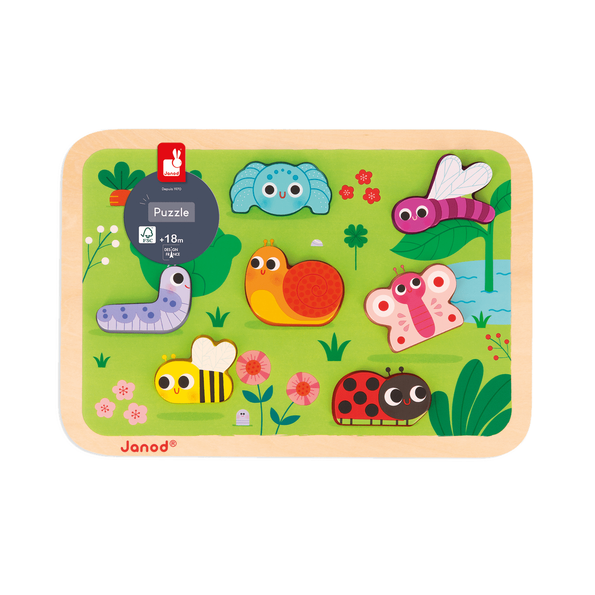 Chunky Puzzle - Puzzle de jardin coloré Casse-têtes- Boutique LeoLudo