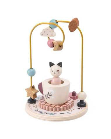 Circuit de perles avec empilable - Après la pluie -Jeux de motricité fine- Boutique LeoLudo-Moulin Roty