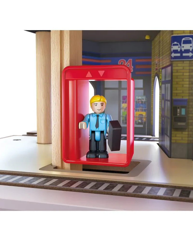 Circuit de train multi - niveaux – Ville interactive - Ensembles de jeu - Boutique LeoLudo - Hape