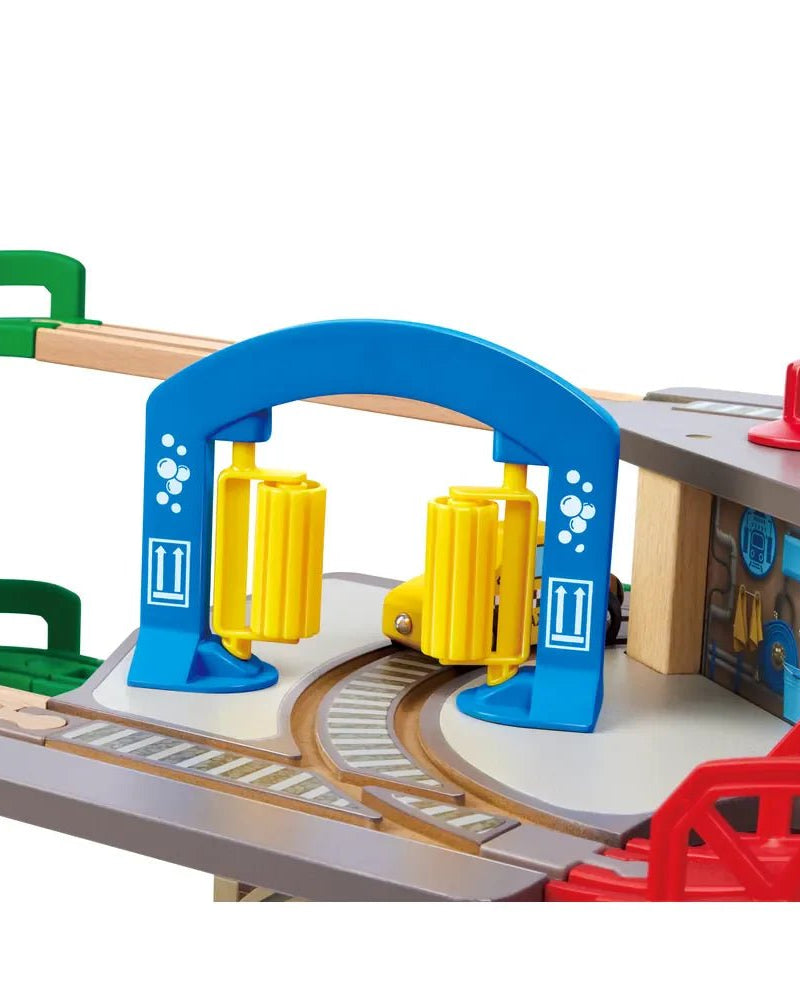 Circuit de train multi - niveaux – Ville interactive - Ensembles de jeu - Boutique LeoLudo - Hape