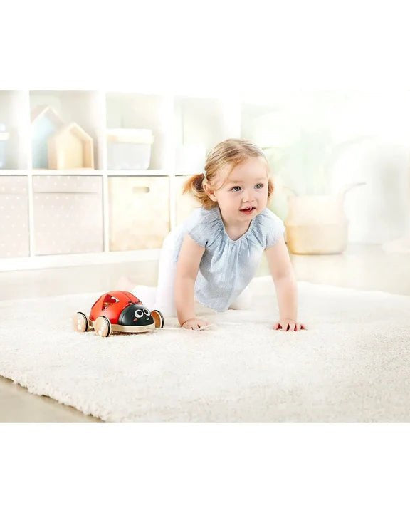 Coccinelle à formes à tirer - Jouets d'éveil - Boutique LeoLudo - Hape