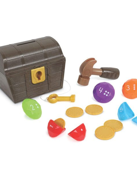 Coffre aux trésors des pierres précieuses -Jouets à trier & empiler- Boutique LeoLudo-Learning Resources