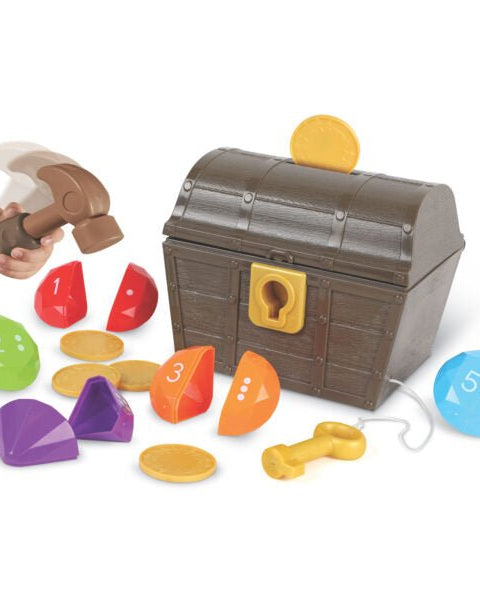 Coffre aux trésors des pierres précieuses -Jouets à trier & empiler- Boutique LeoLudo-Learning Resources