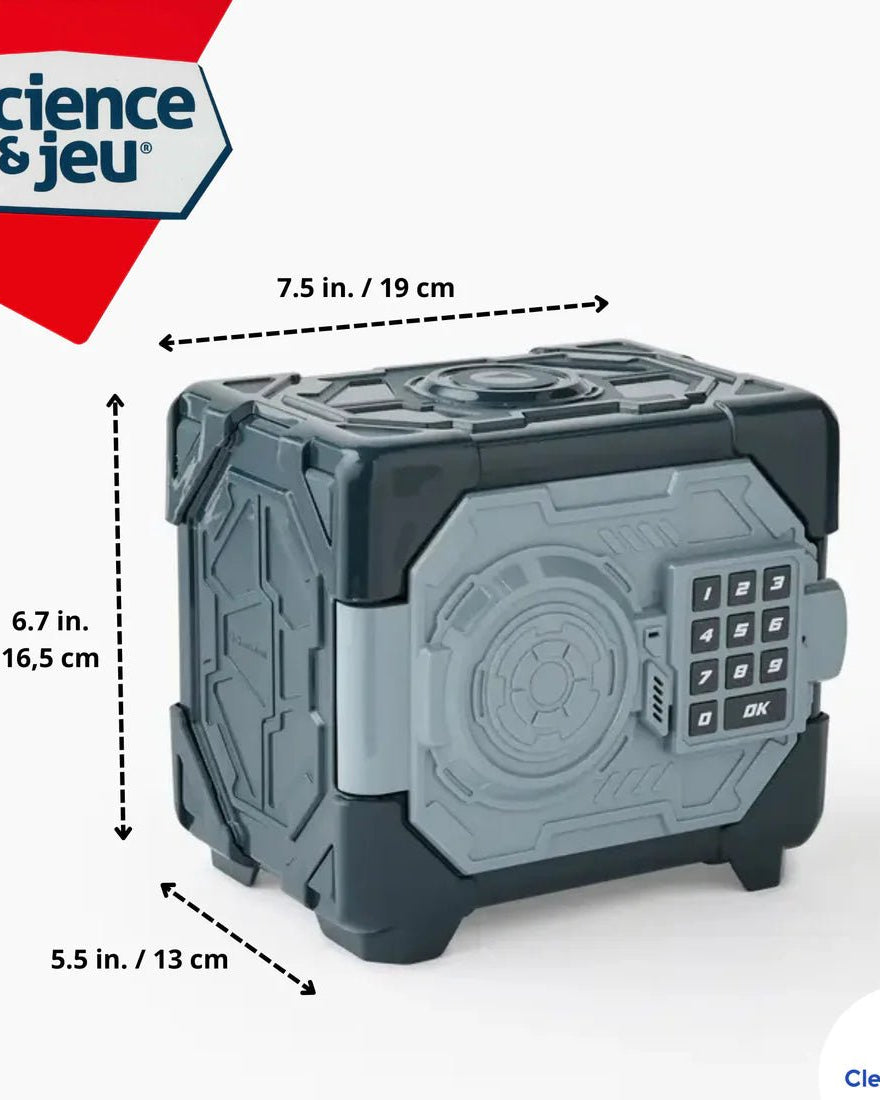 Coffre - fort digital - Jeux scientifiques - Boutique LeoLudo - Clementoni