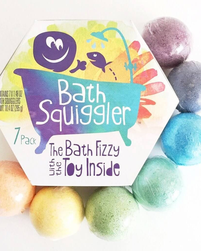 Coffret - cadeau 7 bombes de bain Bath Squiggler - Jouets de bain - Boutique LeoLudo - Loot