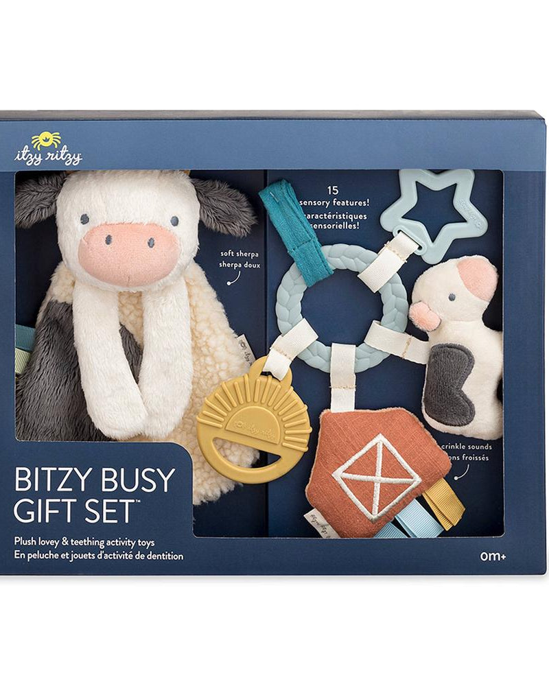 Coffret cadeau sensoriel bébé – Bitzy Busy Gift Set - Jouets d'éveil - Boutique LeoLudo - Itzy Ritzy Canada