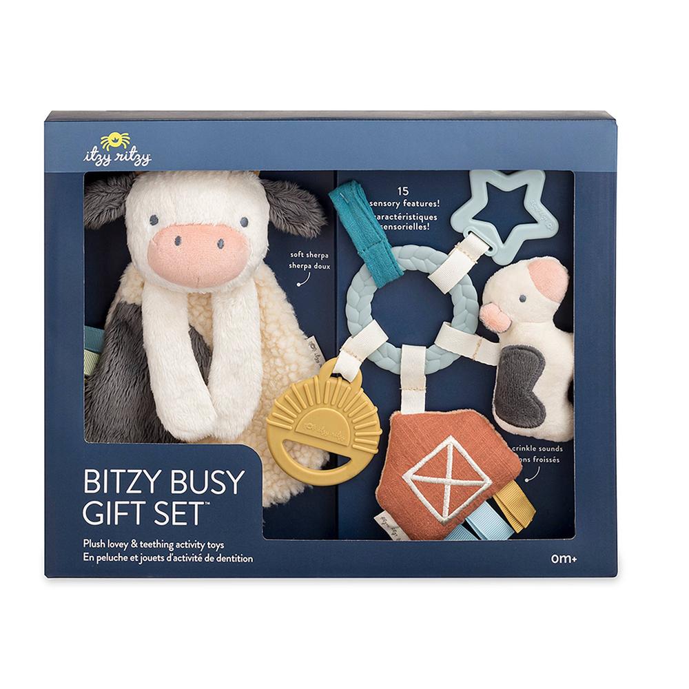 Coffret cadeau sensoriel bébé – Bitzy Busy Gift Set - Jouets d'éveil - Boutique LeoLudo - Itzy Ritzy Canada