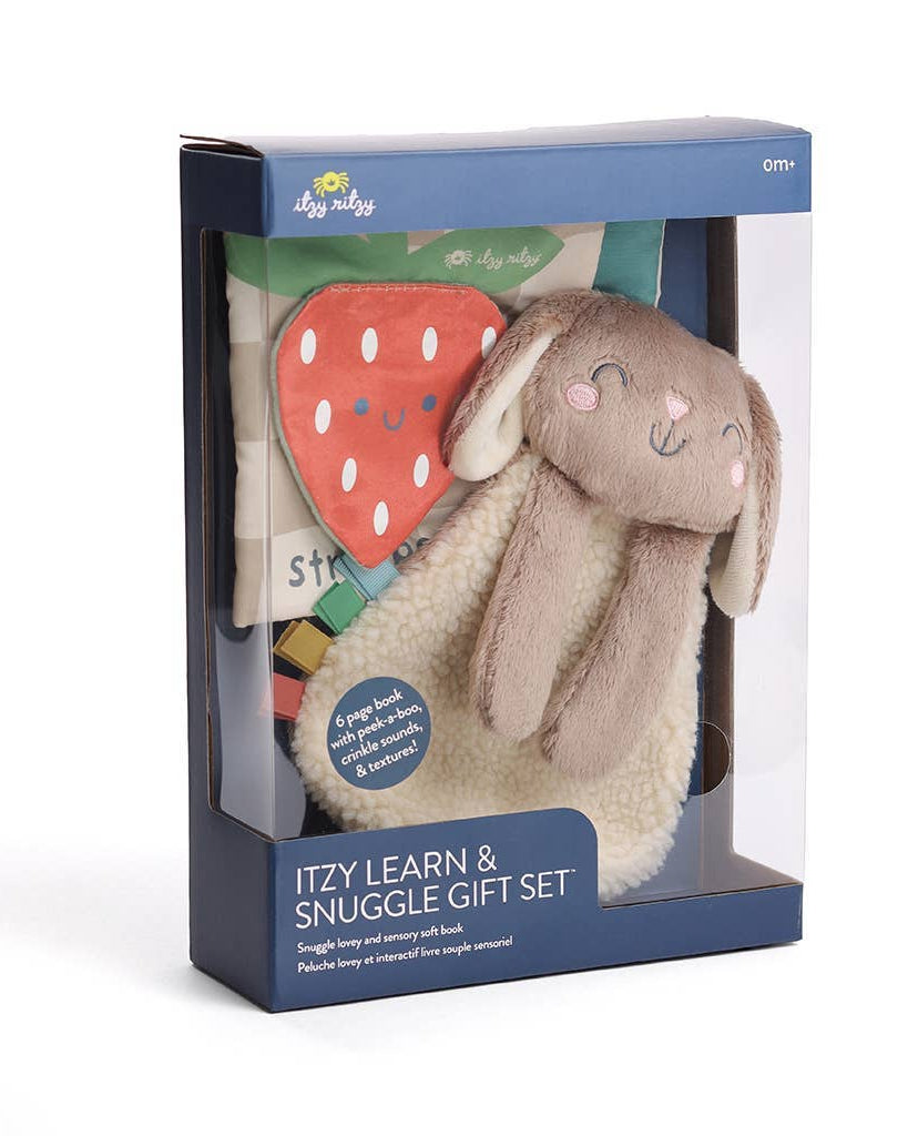 Coffret cadeau sensoriel bébé – Itzy Learn & Snuggle Gift Set™ - Jouets d'éveil - Boutique LeoLudo - Itzy Ritzy Canada