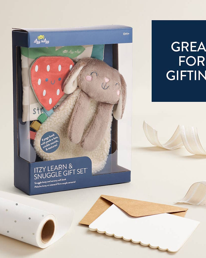 Coffret cadeau sensoriel bébé – Itzy Learn & Snuggle Gift Set™ - Jouets d'éveil - Boutique LeoLudo - Itzy Ritzy Canada