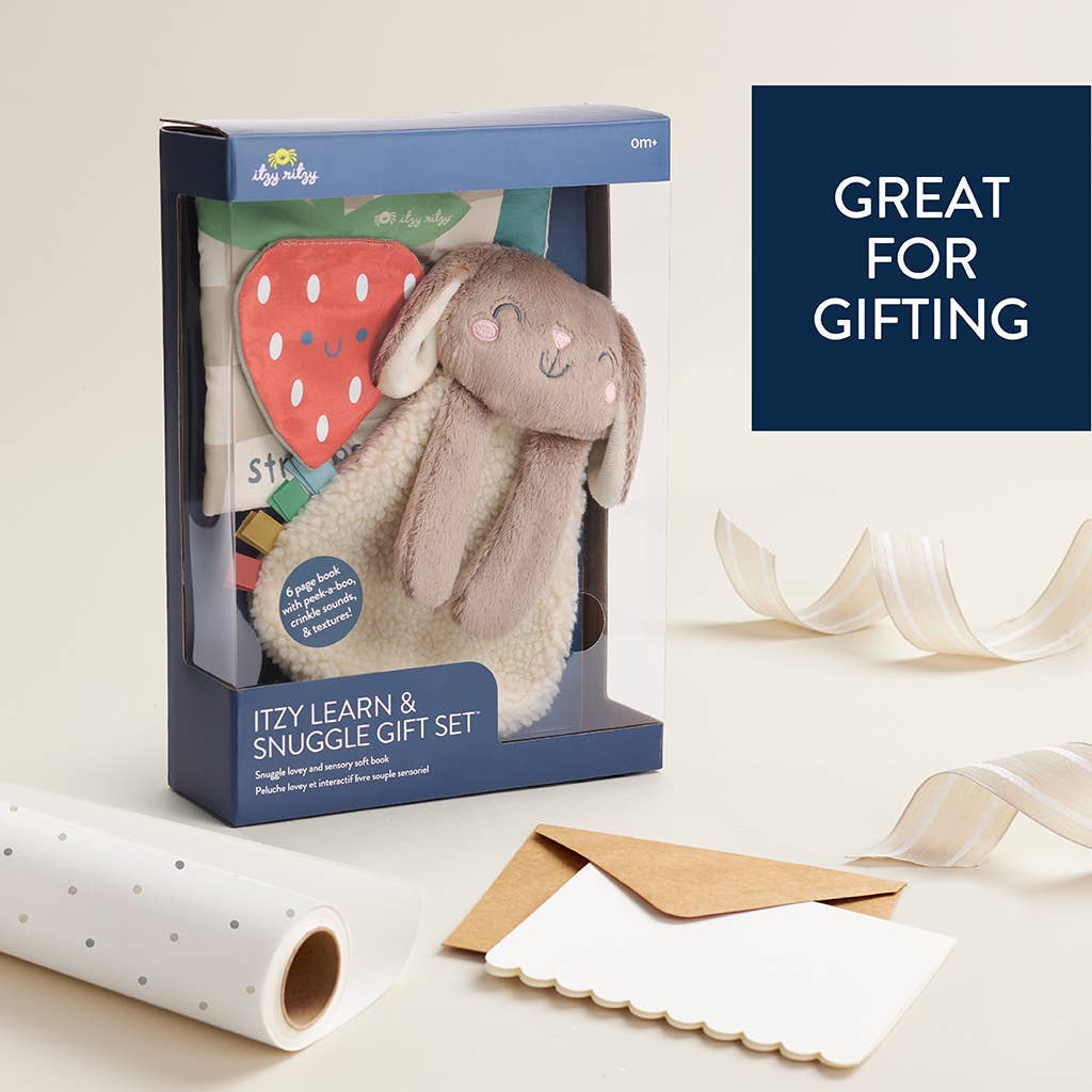 Coffret cadeau sensoriel bébé – Itzy Learn & Snuggle Gift Set™ - Jouets d'éveil - Boutique LeoLudo - Itzy Ritzy Canada
